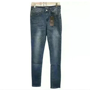 Alloy Apparel Siena High Waist Skinny Medium Wash Tall Denim Blue Jeans